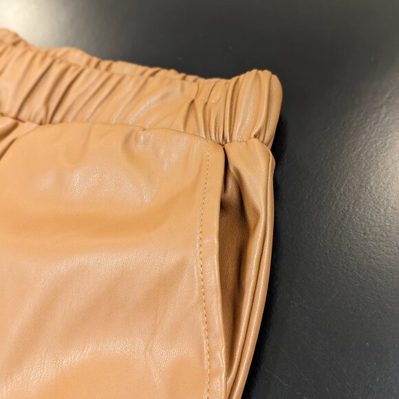 Vanilla Bay camel leather pants - Picture 3 of 3